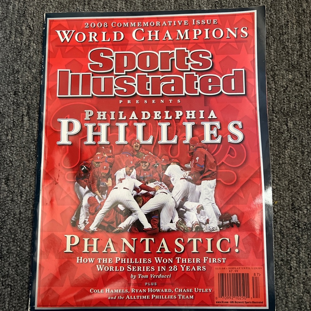 Philadelphia Phillies Sports Illustrated Edition 2008